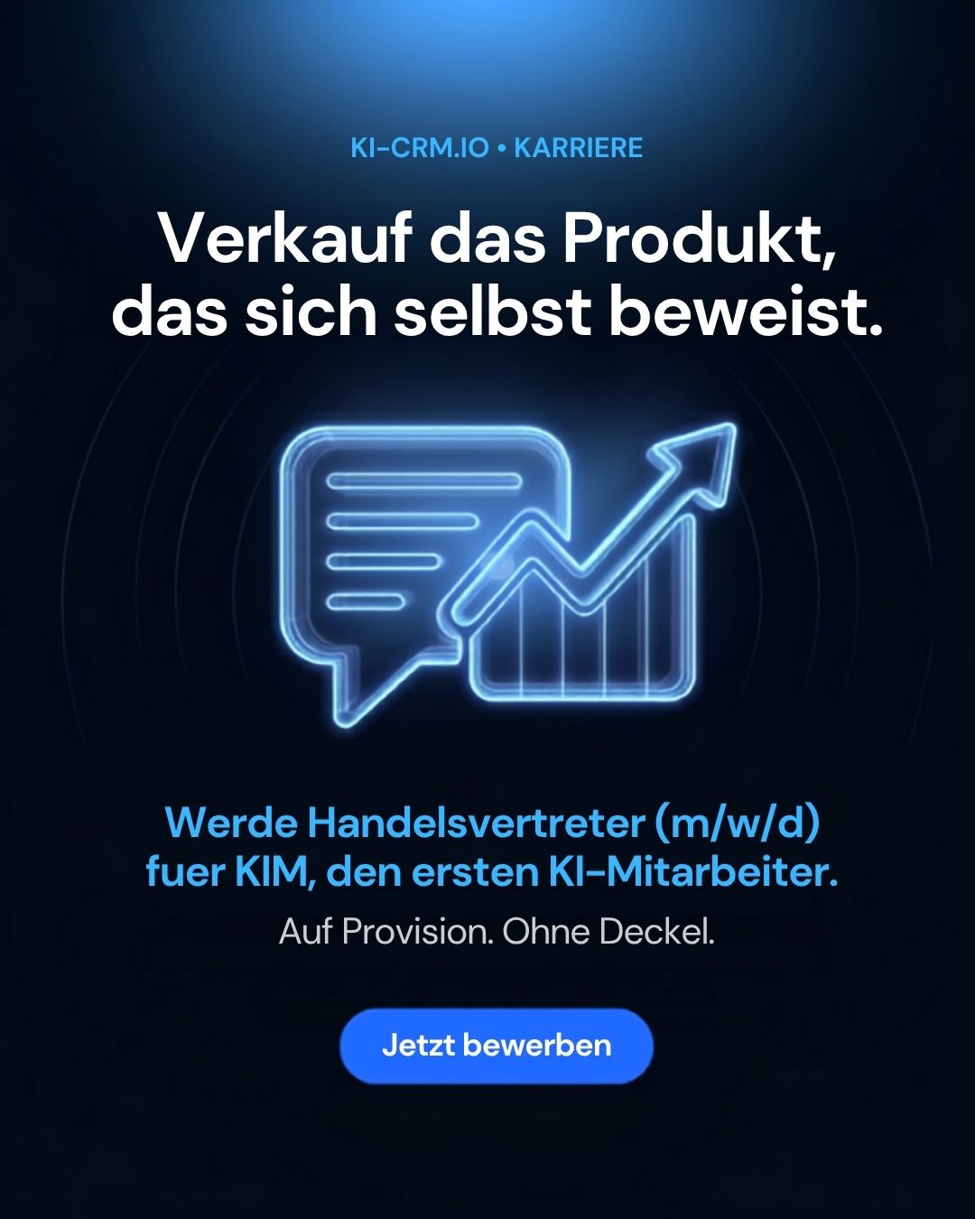 Stellenanzeige für Handelsvertreter bei KI-CRM.io